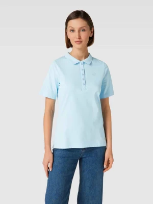 Koszulka polo w jednolitym kolorze model ‘ELLI’ Toni Dress