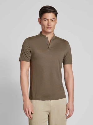 Koszulka polo w jednolitym kolorze model ‘Louis’ drykorn