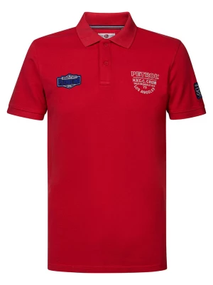Petrol Industries Koszulka polo w kolorze czerwonym rozmiar: S