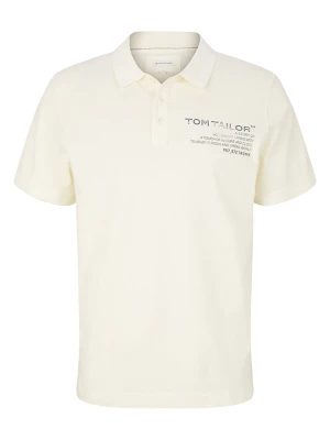 Tom Tailor Koszulka polo w kolorze kremowym rozmiar: L