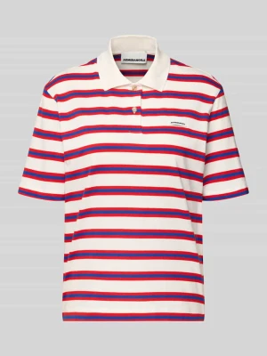 Koszulka polo w kroju loose fit z czystej bawełny Model 'STRIPE POLO' ARMEDANGELS