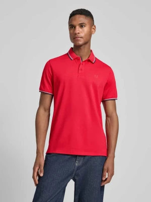 Koszulka polo w kroju modern fit z nadrukiem logo, model 'Keep Dry' RAGMAN