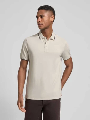 Koszulka polo w kroju modern fit z nadrukiem logo, model 'Keep Dry' RAGMAN