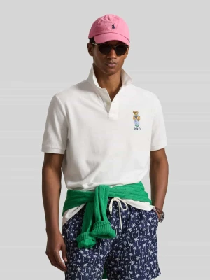Koszulka polo w kroju regular fit z czystej bawełny z haftem polo bear Polo Ralph Lauren
