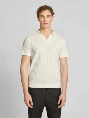 Koszulka polo w kroju regular fit z dekoltem w kształcie V model 'Baronito' JOOP! Collection