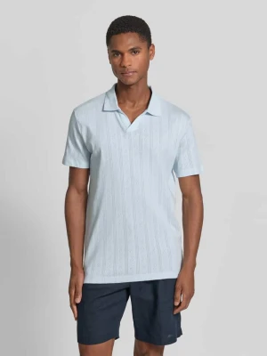 Koszulka polo w kroju regular fit z dzianiny żakardowej lindbergh