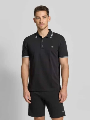 Koszulka polo w kroju regular fit z kontrastowymi paskami Christian Berg Men