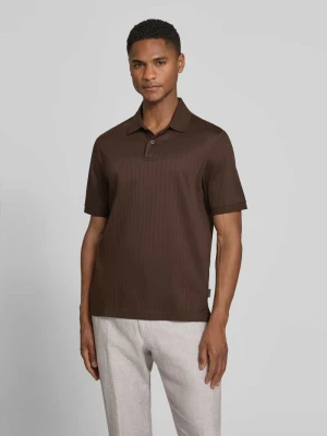 Koszulka polo w kroju regular fit z listwą guzikową Bugatti