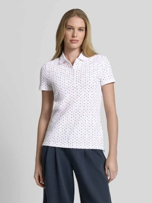 Koszulka polo w kroju slim fit z domieszką bawełny Christian Berg Woman