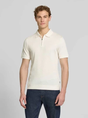 Koszulka polo w kroju slim fit z zamkiem błyskawicznym model 'Franciscojose' JOOP! COLLECTION
