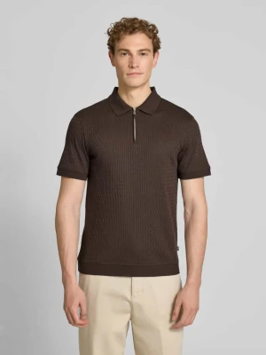 Koszulka polo w kroju slim fit z zamkiem błyskawicznym model 'Franciscojose' JOOP! Collection