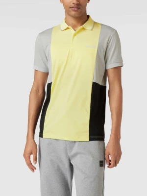 Koszulka polo w stylu Colour Blocking model ‘Paddytech’ BOSS Green