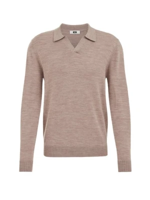 Koszulka polo WE Fashion jasny brąz