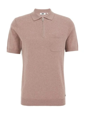 Koszulka polo WE Fashion jasny brąz