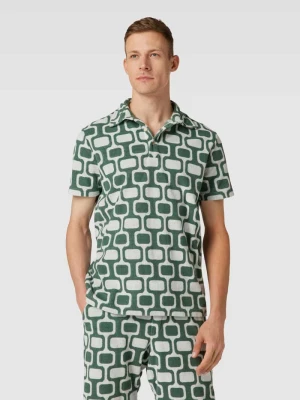 Koszulka polo we wzory na całej powierzchni Better Rich