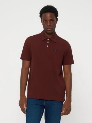 Koszulka polo Wrangler brązowy