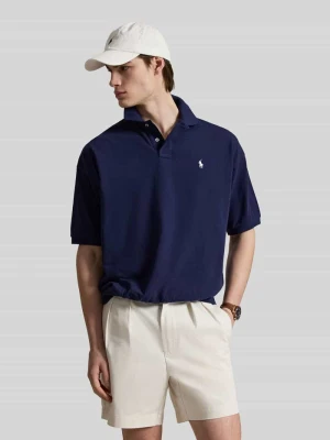 Koszulka polo z czystej bawełny o kroju loose fit Polo Ralph Lauren Granatowy