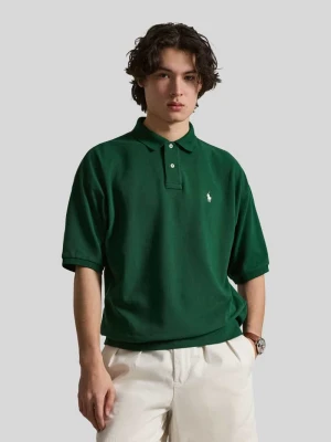 Koszulka polo z czystej bawełny o kroju loose fit Polo Ralph Lauren Zielony