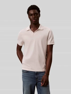 Koszulka polo z czystej bawełny o kroju regular fit Calvin Klein Jeans Écru