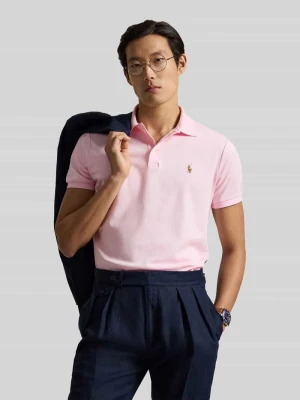 Koszulka polo z czystej bawełny o kroju regular fit Polo Ralph Lauren Mocnoróżowy