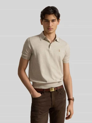 Koszulka polo z czystej bawełny o kroju regular fit Polo Ralph Lauren Beżowy