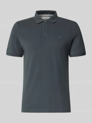 Koszulka polo z czystej bawełny o kroju regular fit s.Oliver Antracytowy