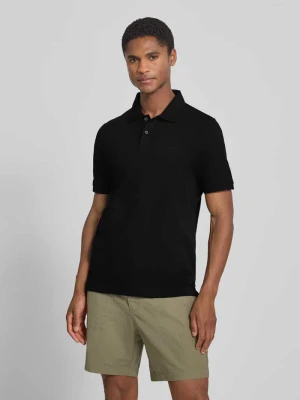 Koszulka polo z czystej bawełny o kroju regular fit s.Oliver Czarny