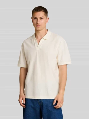 Koszulka polo z czystej bawełny o kroju regular fit Tom Tailor Biały