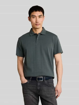Koszulka polo o kroju regular fit z czystej bawełny Tom Tailor Oliwkowy