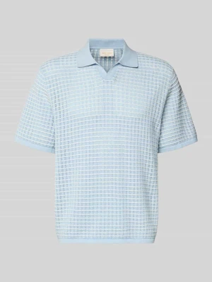 Koszulka polo z dekoltem w serek, krój regular fit jack & jones