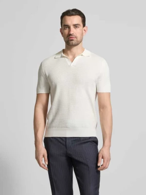 Koszulka polo z dekoltem w serek, krój regular fit Manuel Ritz