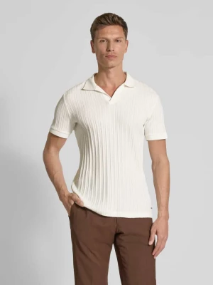 Koszulka polo męska JOOP! Collection;Czysta bawełna;Krój regular fit;Model ‘Baron’;Kołnierzyk polo;Dekolt w serek;Zakończenia rękawów z prążkowanego ściągacza;D