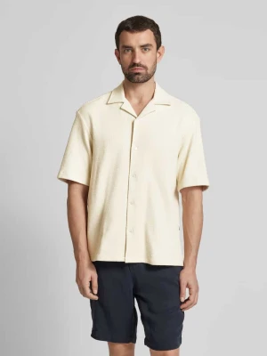 Koszulka polo z dekoltem w serek model ‘LARS’ Boss