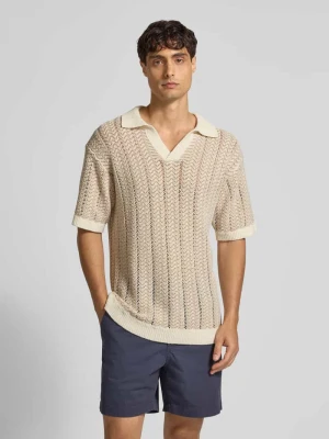 Koszulka polo z dekoltem w serek Scotch & Soda
