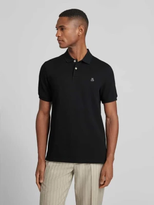 Koszulka polo z delikatną fakturą Marc O'Polo