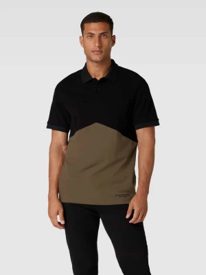 Koszulka polo z detalem z logo Armani Exchange