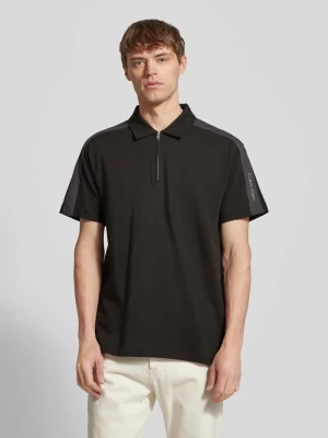 Koszulka polo z detalem z logo Calvin Klein Jeans