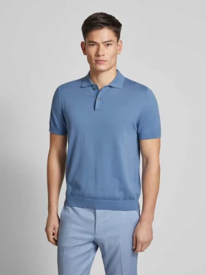 Koszulka polo z detalem z logo Christian Berg Men