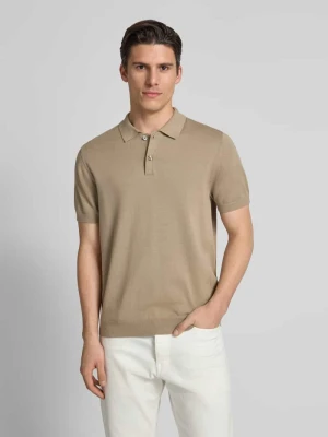 Koszulka polo z detalem z logo Christian Berg Men