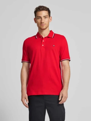 Koszulka polo z detalem z logo Christian Berg Men