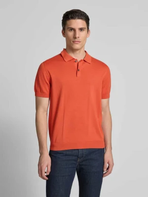 Koszulka polo z detalem z logo Christian Berg Men