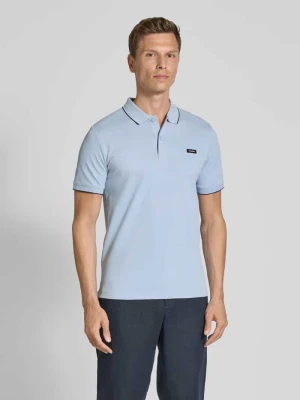 Koszulka polo z detalem z logo CK Calvin Klein
