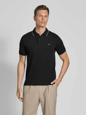 Koszulka polo z detalem z logo CK Calvin Klein