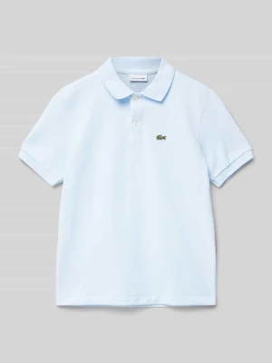 Koszulka polo o kroju regular fit z detalem z logo Lacoste