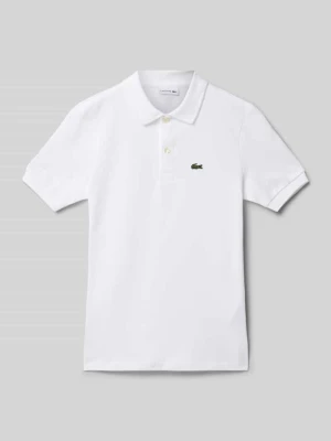 Koszulka polo z detalem z logo Lacoste