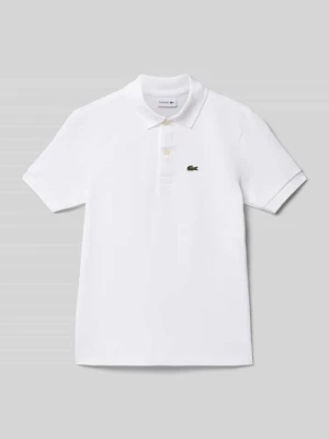 Koszulka polo o kroju regular fit z detalem z logo Lacoste