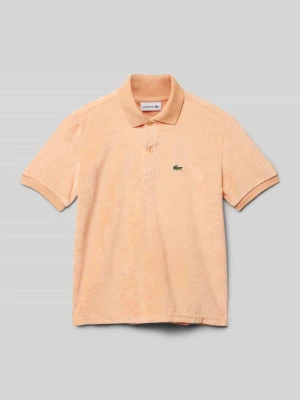 Koszulka polo z detalem z logo Lacoste
