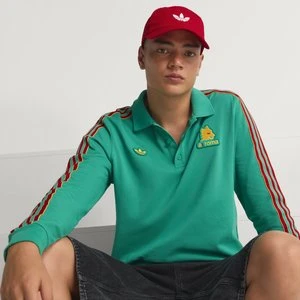 Koszulka polo z długim rękawem AS Roma Terrace Icons Adidas