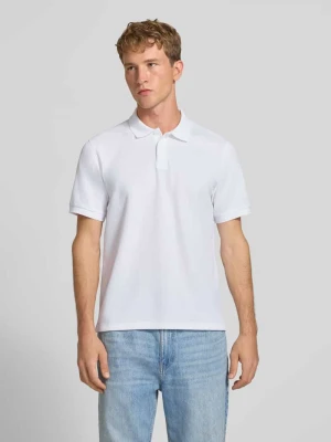Koszulka polo z domieszką bawełny, krój regular fit, model 'Austin' Jack&Jones Biały