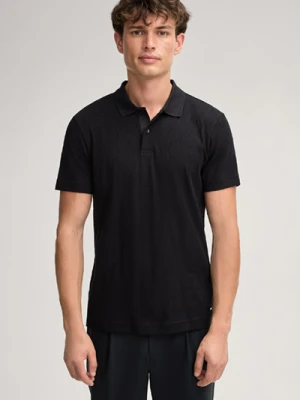 Koszulka polo z dzianiny Bianco w kolorze czarnym Joop
